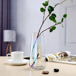 New Design Wholesale Nordic Creative Round Modern Colorful Crystal Wedding Garden Tabletop Home DecorationFlower Glass Vase