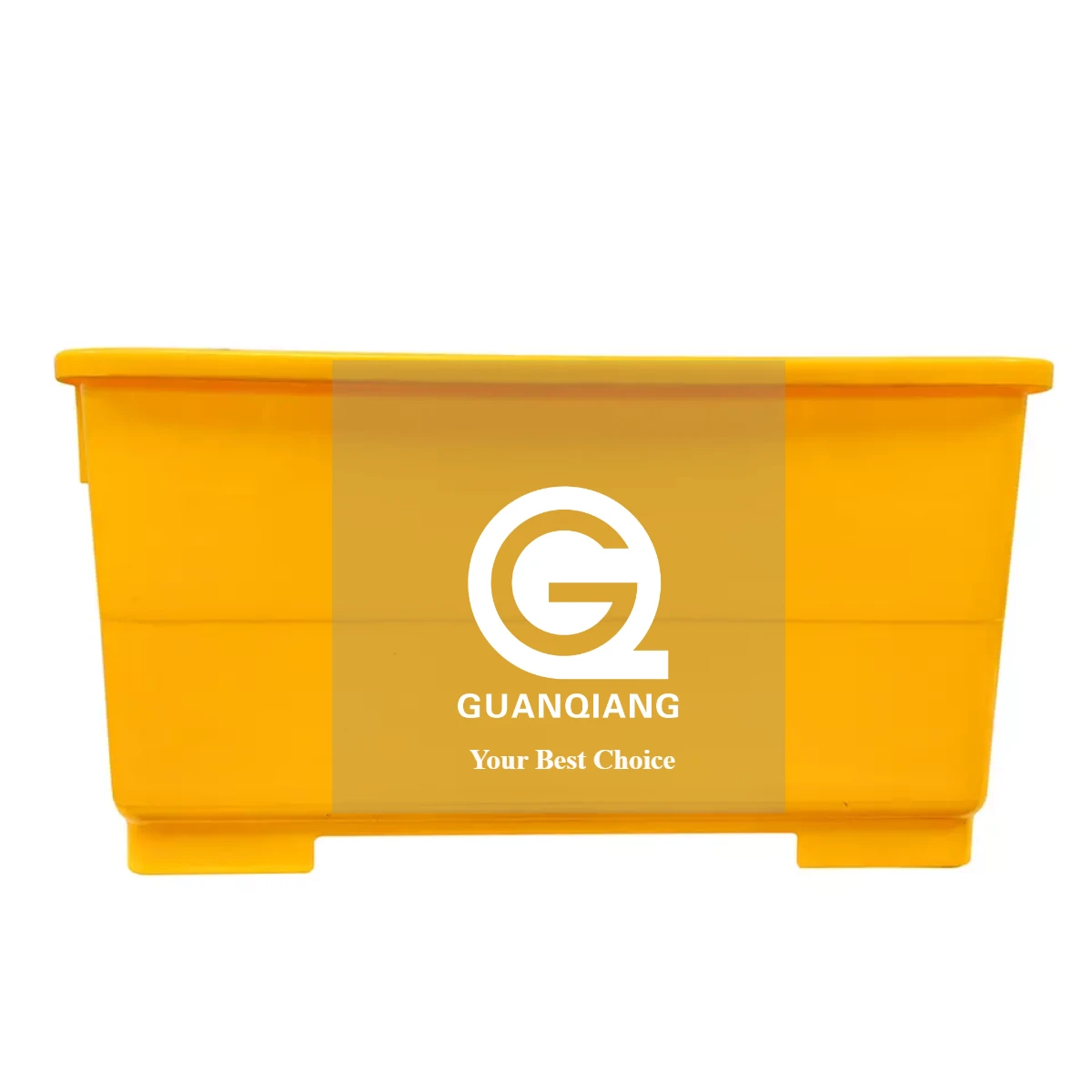 New Design Yellow Plastic Flat Mop Cleaning Buckets With Wheels