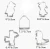 Import New Dinosaur Cookie Cutter Set-5 Piece from China