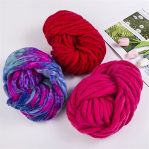 New fashion DIY crochet fancy yarn Hand Knitting Super Chunky 100% Merino Iceland Wool Fancy Yarn 250g/roll acrylic merino wool
