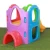Import New Launch Cartoon Plastic Garden Stainless Small Castle Indoor Kids Baby Slide Centre from China