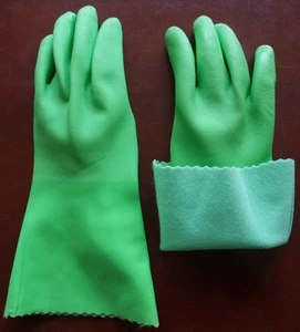 New material soft feeling kitchen cleaning household latex gloves