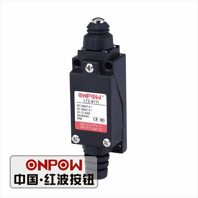 New product! ONPOW CE LTZ-8111 Small volume water-proof double pole rotary vertical Travel switch/Limit switch