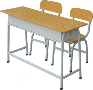 New school sets metal table and chair study furniture