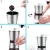 Import New Stainless Steel Adjustable Hand Crank Grinding Conical Ceramic Manual Coffee Grinder Mill With Ceramic Burrs from China