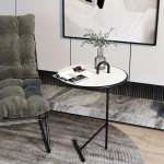 New Trend Side Table Modern Bedroom Furniture Round Portable Sofa Side Table