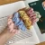Import New wild cute girl ins lattice tie head rope thin large intestine hair ring rubber band hair accessories from China