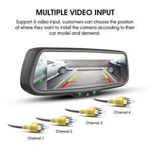 Newest 7.3 Inch Mirror High Brightness Split Screen Display Car Monitor Type