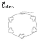 Newest Design Style 925 Sterling Silver Creative Bracelet Exquisite Fine Jewelry Zircon Bracelet for Women