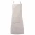 Import newest hot sell custom printing white 160g cotton canvas chef work apron from China