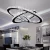 Import Nice quality clear crystal round ring chandeliers pendant lights LED modern crystal chandelier from China