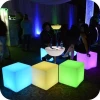 night club color changing led cube bar table stool furniture