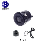 No MOQ limit 18.5MM  back up camera 2 in 1 HD mini Car Reversing Aid Waterproof  hidden camera car