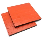 Non Slip Coin Pvc Rubber Floor Sheets Mat