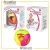 Import non-toxic 10cm baby activity ball with sound and light 0 month old baby soft plastic rattle ball from China