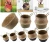Import Nordic flowerpot Hand Woven Decorative Storage Basket Indoor Plant Flower Pot Belly Seagrass Basket Potted plant basket from China