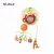 Import Nukied newest fashion cheap plastic baby ring bell hanging bed rattle for kids educational toys from China
