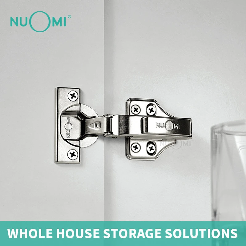 Nuomi Luxuriance Cold-rolled Steel Two Section Force Quick Mounted Cabinet Hinges For Furniture