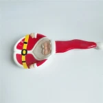 OEM & ODM custom logo kitchen ceramic christmas spoon rest