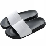 OEM Custom Black Slides Footwear Sandal PVC,Custom Logo Slippers Men Plain Blank Slide Sandal,Slippers Custom Logo Slide Sandal