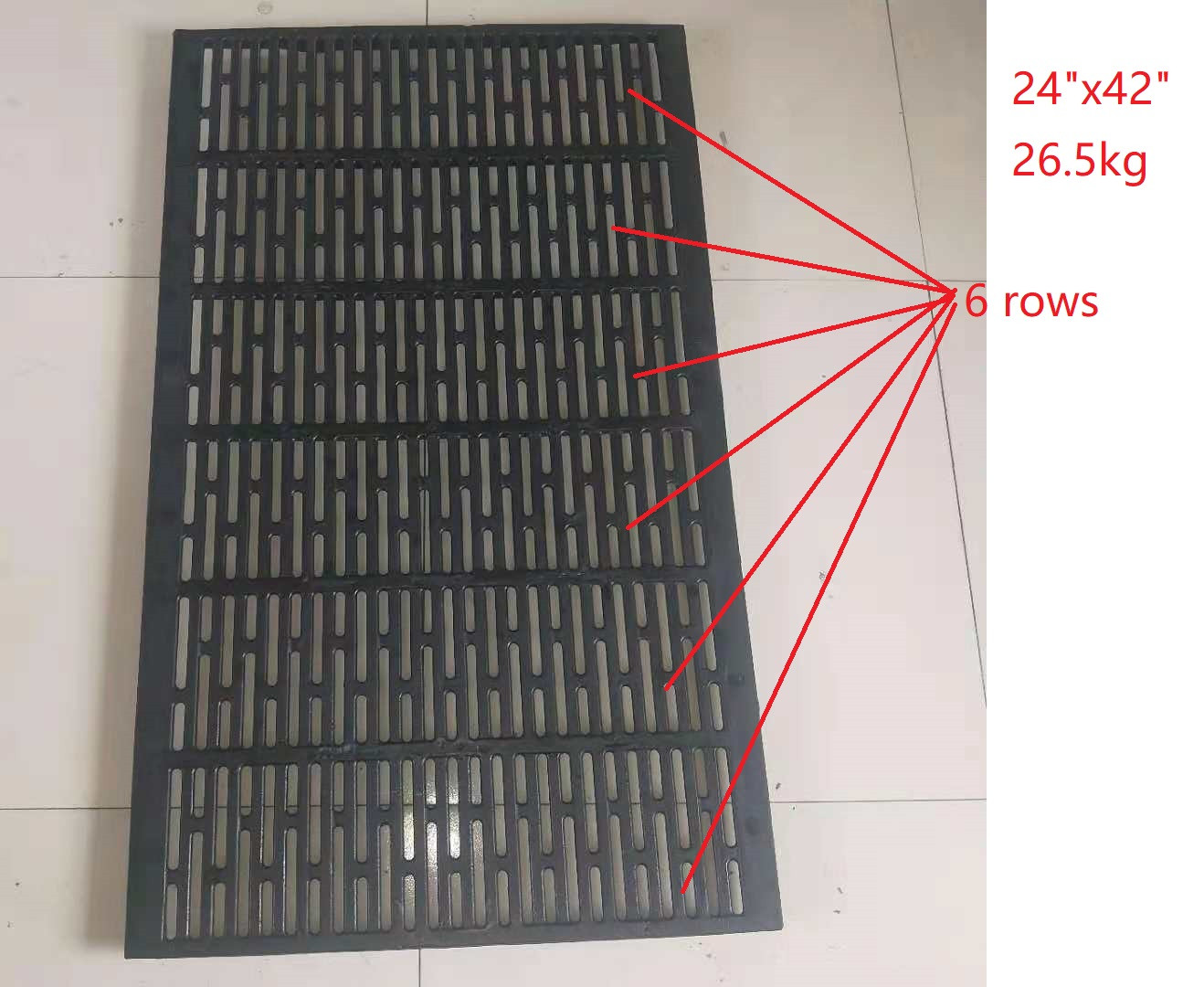 OEM factory direct price US market finisher ductile cast iron slats sow  durable floor