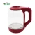 Import OEM Glass Electric Tea Kettle jug BPA Free Cordless with Auto Shutoff Protection Stainless Steel Lid Bottom from China