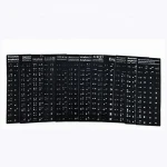OEM Matte English Russian Hebrew Arabic Korean Japanese Spanish Qwerty Keyboard Sticker Skin For Laptop Computer