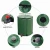 Import OEM plastic rain water collector large collapsible water bucket from China