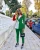 OEM Splicing Solid Color Long Sleeve Deep V Tracksuit Sweatsuit Suits Winter Women Two Piece Set