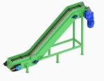 OEM Support Carbon Steel Roller Chain Scraper Conveyor with Standard Sized Modules from India