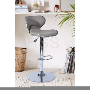 OEM Wholesale Height adjustbale modern pu leather swivel bar stools modern indoor/outdoor stool bar chairs dining chairs swivel
