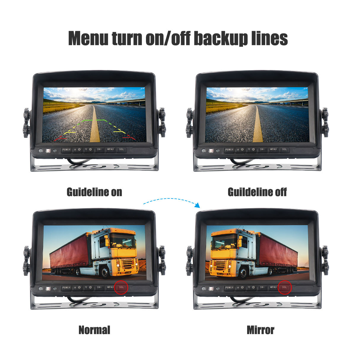 Car Rear View Screen Buy Offroad Vehicle Rear View Monitor Ips 1080p Screen Night Vision Car ...