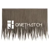 Onethatch Palm Thatch Roof Panels (Aged Color) ; Mexican Palm Thatch Roof, All Weather Thatching Grass Shingles for Gazebo, Palapa Cover, and Thatch Umbrella