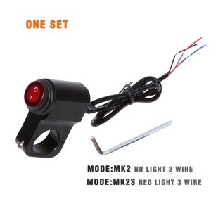 ON/OFF 7/8&quot; 22mm Motorcycle Handle bar Mount kill Switch Headlight Fog Spot Light Waterproof Brake Switch for Interrupteur Moto