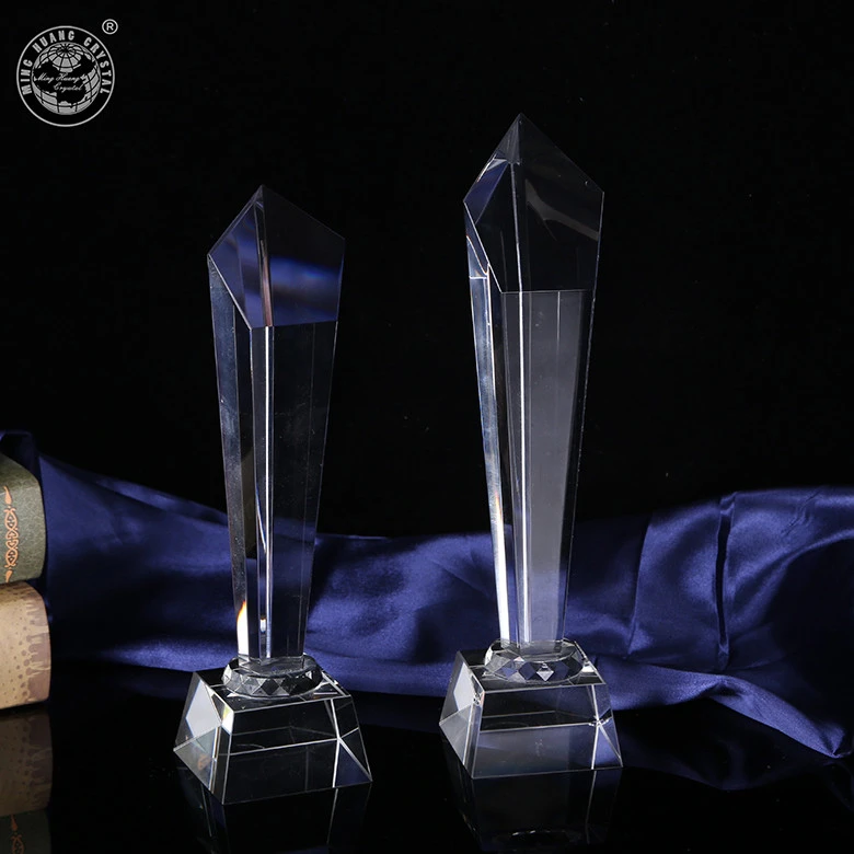optical crystal plaque crystal trophies and awards