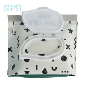 Organic Printed Pouch Alcohol-Free Baby Sanitizing bag wet Wipes antibacterial wet tissue oem baby wipes