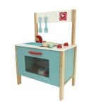 Our kids kitchen playsets are safe for kids, get your little chef smiling in their own safe wooden play kitchen.