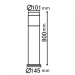 Outdoor Bollard Lawn Light Fixtures