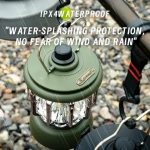 Outdoor Camping Lantern Lamp Adjustable LED Light Retro Horselight Portable Type-C USB Rechargeable Hand Lamp