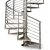 Import Outdoor galvanizing steel spiral staircase / metal helix stairs design from China