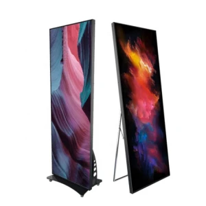 Outdoor p3 p4 advertising screen floor stand led display