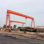 Outside electric hoist single girder gantry crane