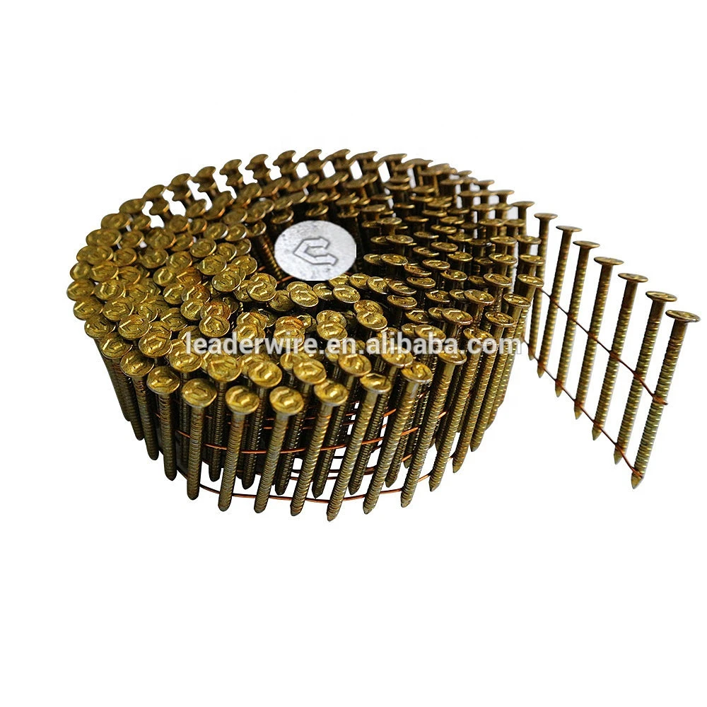Paslode Carbon Steel Flat Head Smooth Shank Wire Pallet Coil Nails