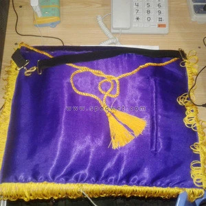 Past grand thrice illustrious master dress purple apron