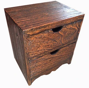 Paulownia Wooden Drawer Bedroom NightStands