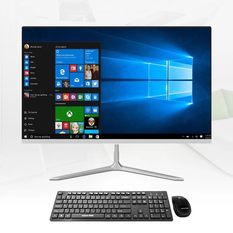 Personal Computer, All In One Desktop Computer, 19 Inch PC Gaming All-In-One