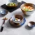 Import Personalized Creative Restaurant Dinnerware Stripe Pattern Cheap Japanese Ceramic Dinner Set For 2021 from China