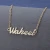 Import personalized gold plated stainless steel custom initial name pendant necklace for women from China