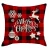 Import Personalized photo customize red plaid throw pillow case cotton cushion covers for christmas sofa home couch decor 45x45cm from China