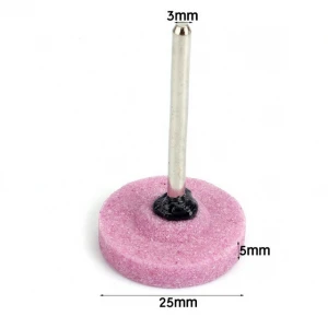 Pink Abrasive Mounted Stone For Dremel Rotary Tools Grinding Wheel Head Accessories Points Electric Polishing Power Tool